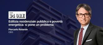 Piercarlo Rolando: Edilizia residenziale pubblica e povertà energetica